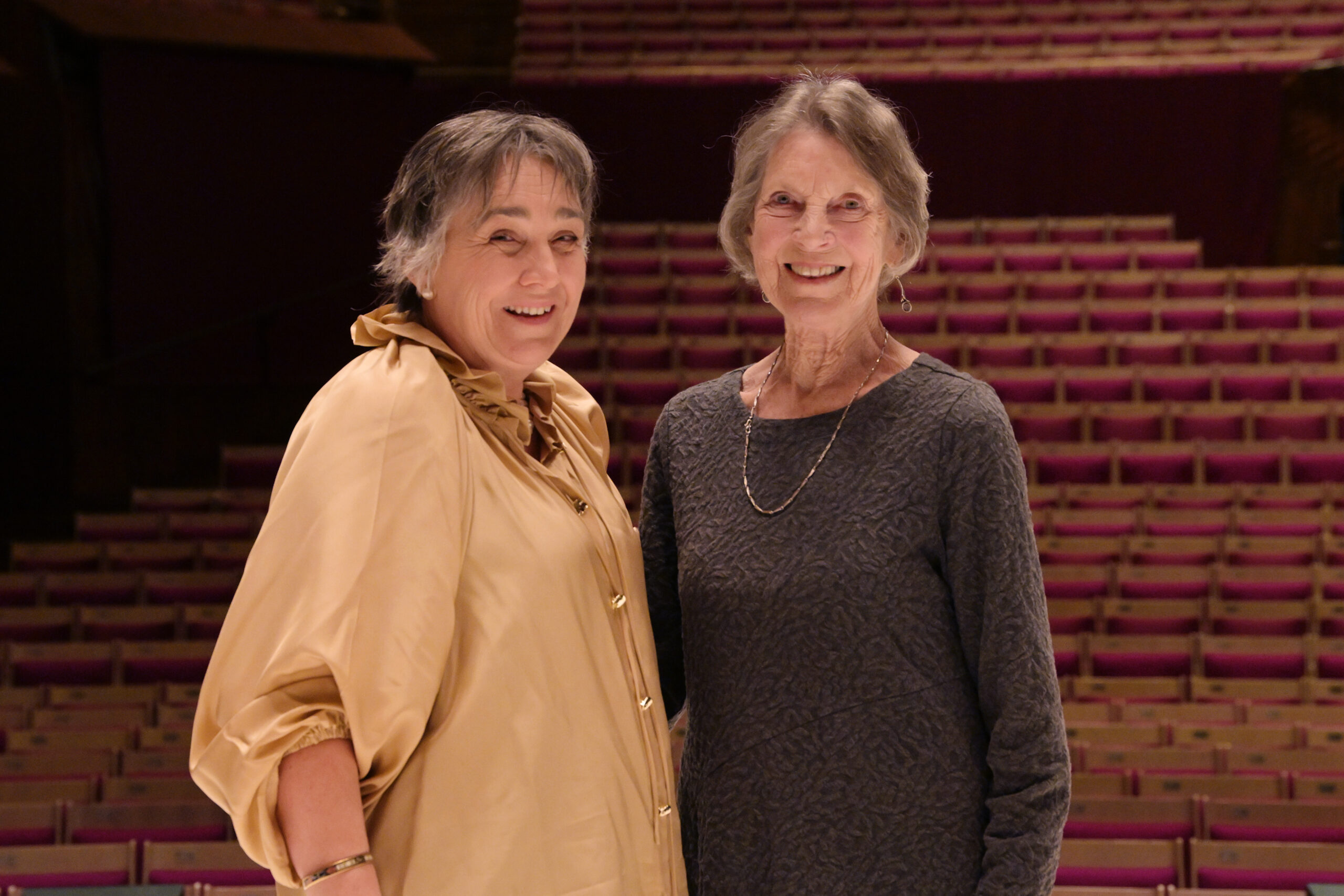 Sydney Eisteddfod General Manager (Annette Brown) and Marilyn Jones OBE