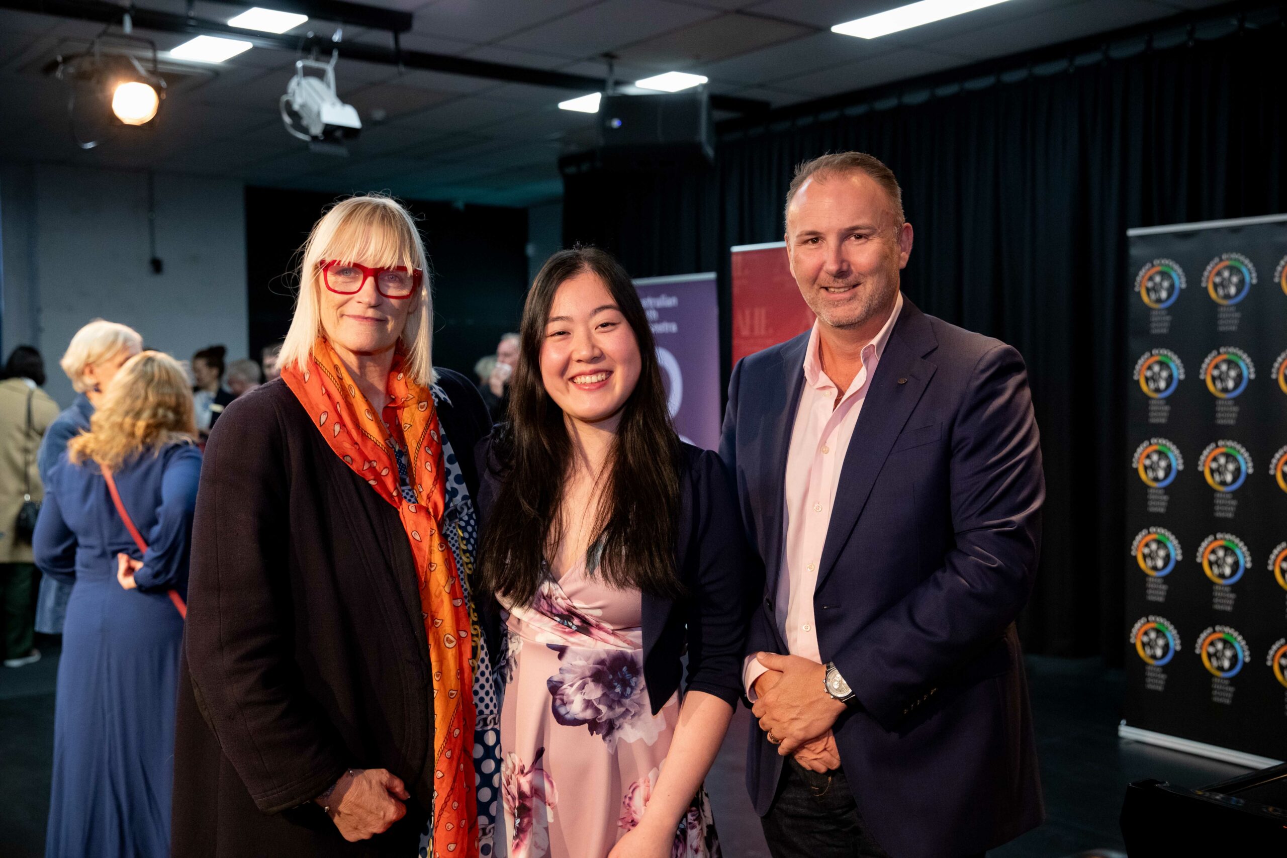 Karon McGrath, Kawai Marketing, Winnie Su and Warrick Baker, General Manager Kawai Australia and New Zealand